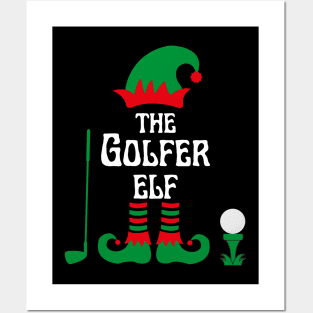 THE GOLFER ELF Posters and Art